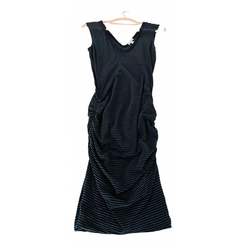 Pre-owned James Perse Mid-length Dress In Blue