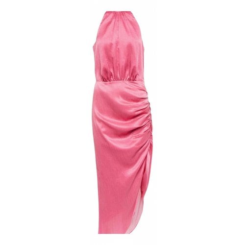 Pre-owned Veronica Beard Silk Mid-length Dress In Pink