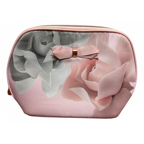 Pre-owned Ted Baker Cloth Purse In Pink