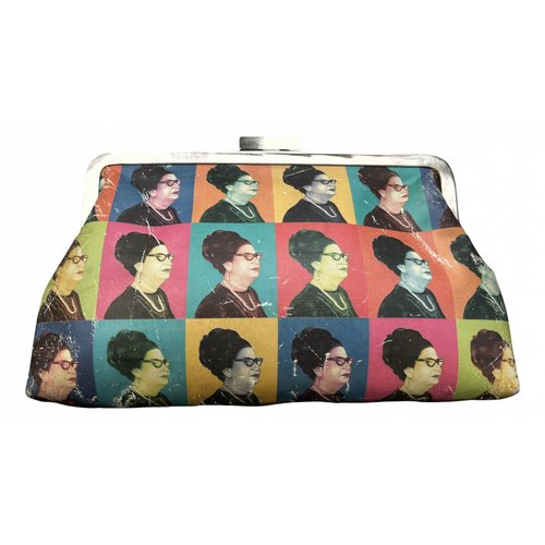 Pre-owned Sarah's Bag Cloth Clutch Bag In Multicolour