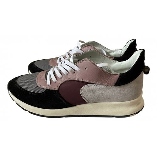 Pre-owned Philippe Model Low Trainers In Pink