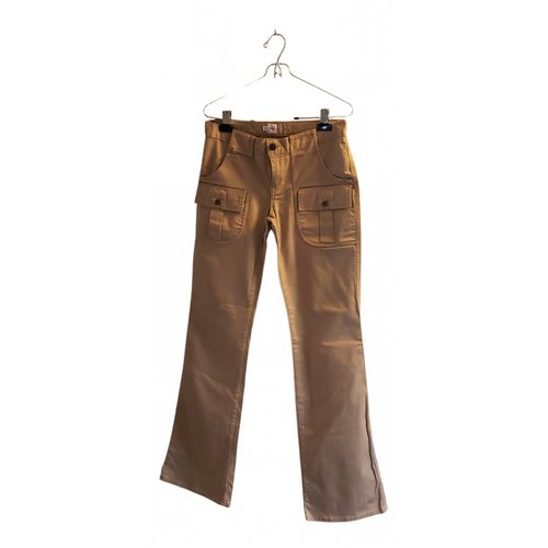 Pre-owned Joie Trousers In Camel