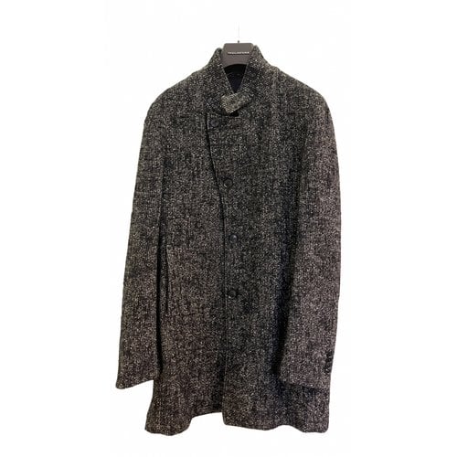Pre-owned Tagliatore Wool Coat In Grey
