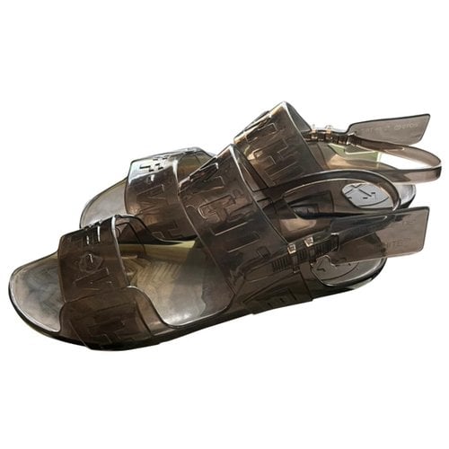 Pre-owned Off-white Sandal In Brown
