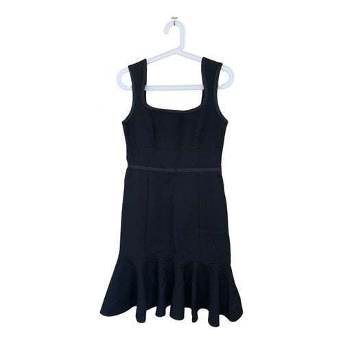 Pre-owned Cinq À Sept Mid-length Dress In Black