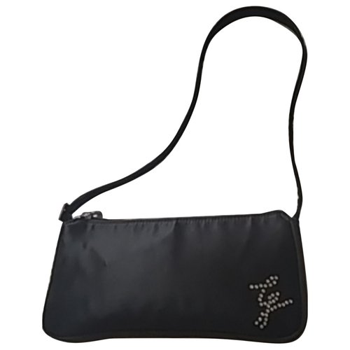 Pre-owned Gattinoni Silk Mini Bag In Black