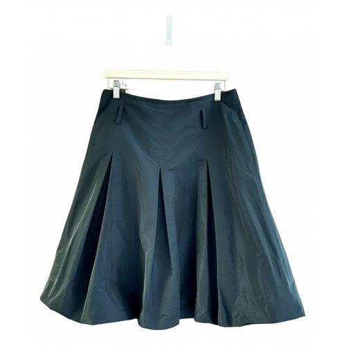 Pre-owned Max Mara Mid-length Skirt In Navy