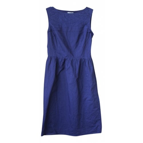 Pre-owned People Tree Mid-length Dress In Blue