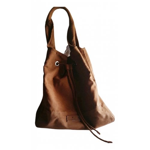Pre-owned Max Mara Handbag In Camel
