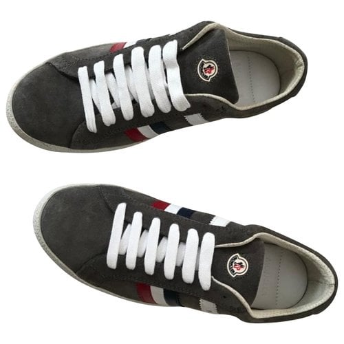 Pre-owned Moncler Trainers In Grey