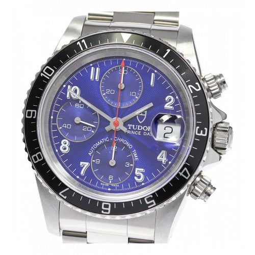 Pre-owned Tudor Watch In Blue