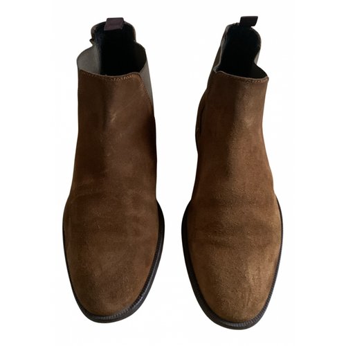 Pre-owned Massimo Dutti Boots In Brown