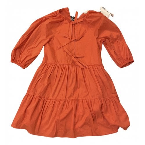 Pre-owned Cinq À Sept Mini Dress In Orange
