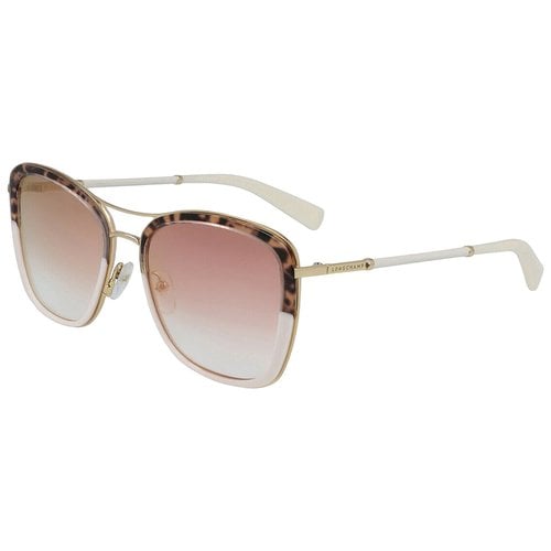 Pre-owned Longchamp Sunglasses In Beige