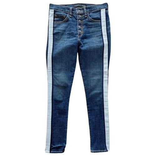 Pre-owned Veronica Beard Slim Jeans In Blue