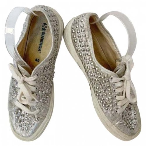 Pre-owned Superga Cloth Trainers In Other