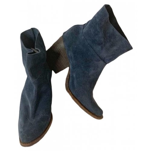 Pre-owned Jeffrey Campbell Boots In Blue