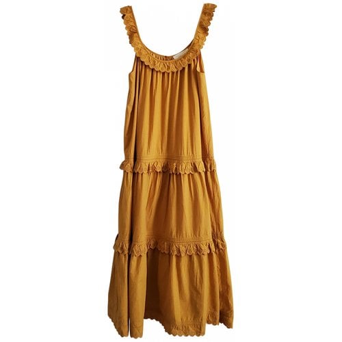 Pre-owned The Great Maxi Dress In Yellow
