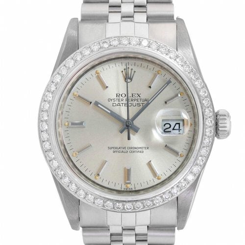 Pre-owned Rolex Silver Watch