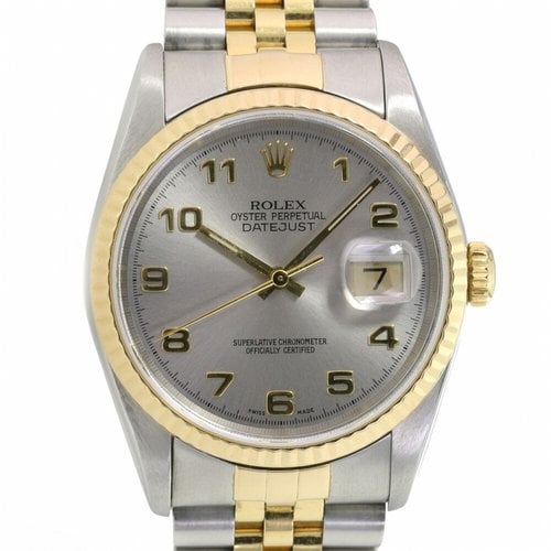 Pre-owned Rolex Yellow Gold Watch In Grey