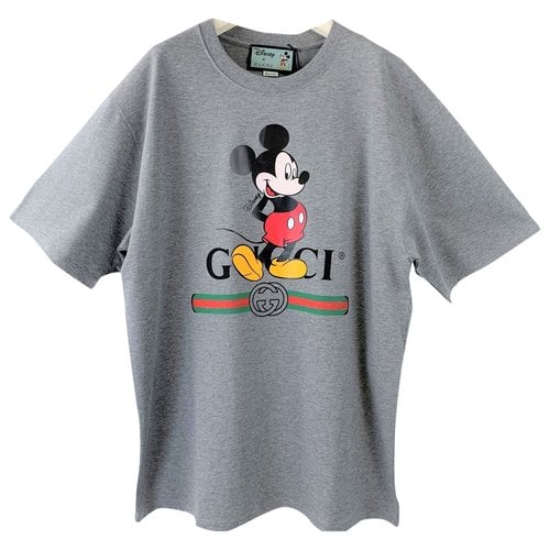 Pre-owned Gucci T-shirt In Grey