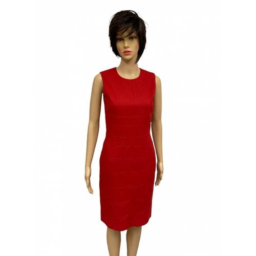 Pre-owned Strenesse Mini Dress In Red