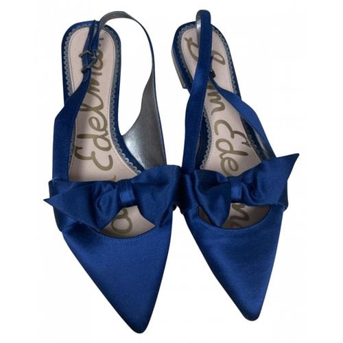 Pre-owned Sam Edelman Flats In Blue