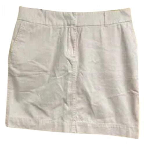 Pre-owned Vineyard Vines Mini Skirt In White