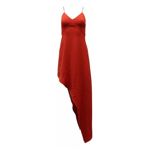 Pre-owned Alice And Olivia Maxi Dress In Red