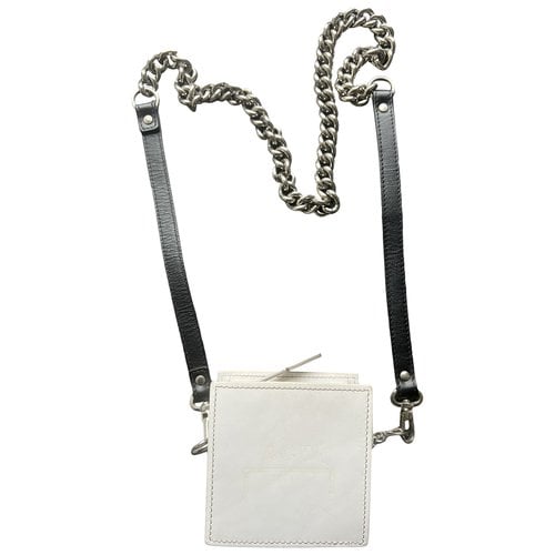 Pre-owned A-cold-wall* Leather Small Bag In White