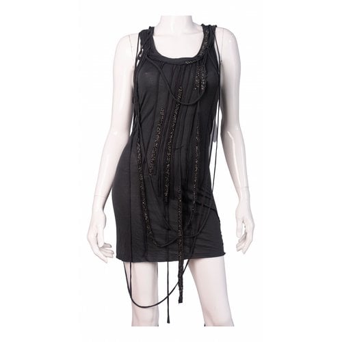 Pre-owned Allsaints Mini Dress In Anthracite