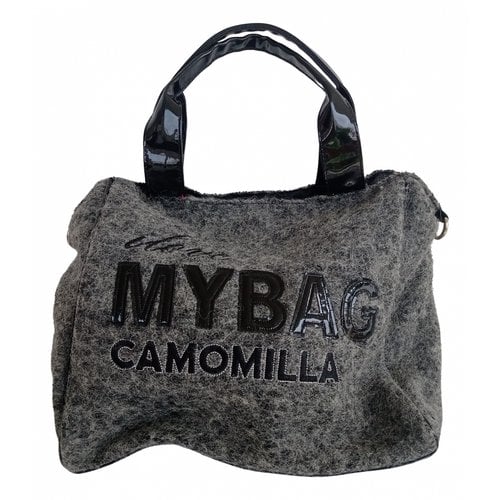 Pre-owned Camomilla Wool Handbag In Grey