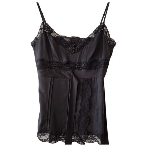 Pre-owned Whistles Silk Camisole In Black