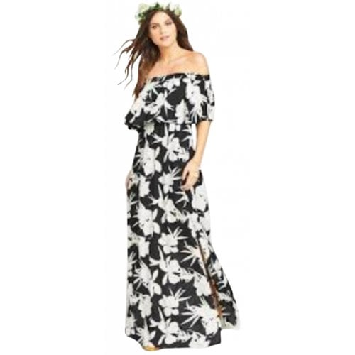 Pre-owned Show Me Your Mumu Maxi Dress In Black
