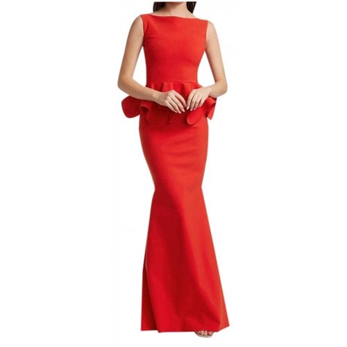 Pre-owned Chiara Boni Maxi Dress In Red