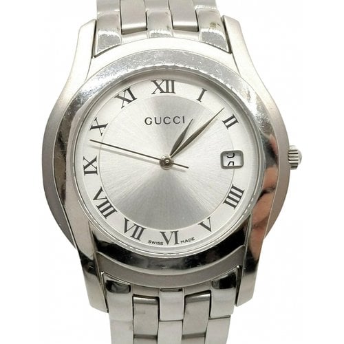 Pre-owned Gucci Silver Watch