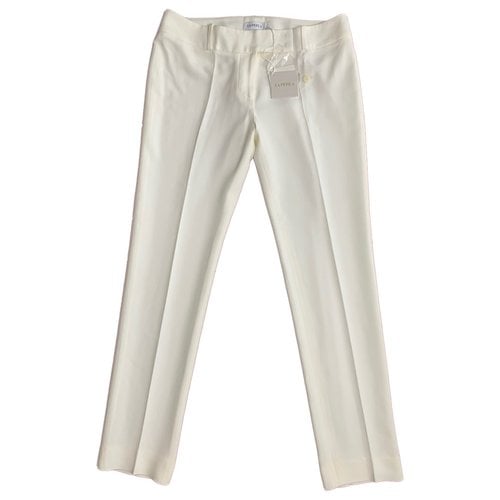 Pre-owned La Perla Straight Pants In White