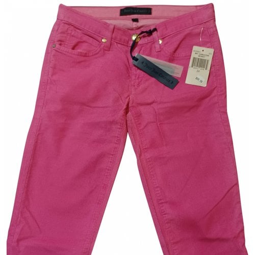 Pre-owned Juicy Couture Slim Jeans In Pink