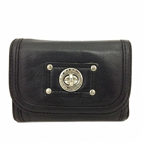 Pre-owned Marc Jacobs Leather Wallet In Black