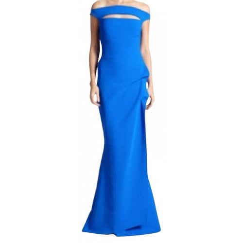 Pre-owned Chiara Boni Maxi Dress In Blue