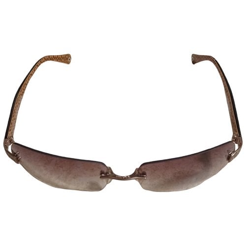 Pre-owned Coach Sunglasses In Brown