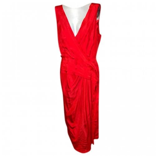 Pre-owned Jason Wu Silk Mid-length Dress In Red