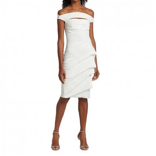 Pre-owned Chiara Boni Mini Dress In White