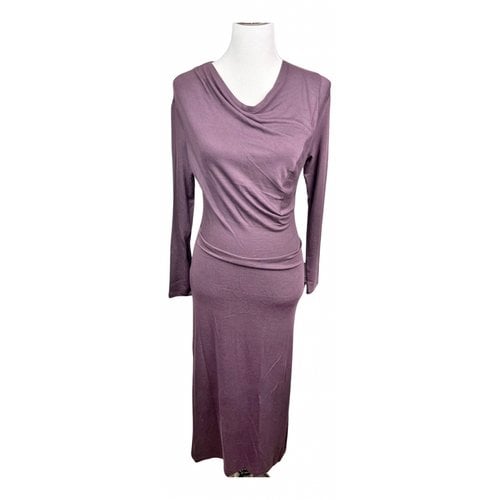 Pre-owned Vince Mid-length Dress In Purple