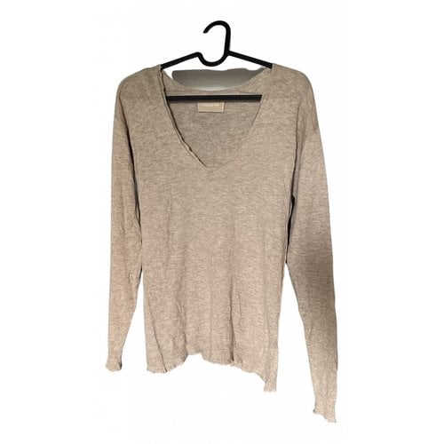 Pre-owned Zadig & Voltaire Cashmere Jumper In Beige