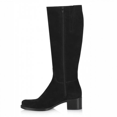 Pre-owned La Canadienne Boots In Black