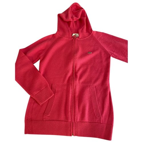 Pre-owned Lacoste Jumper In Red