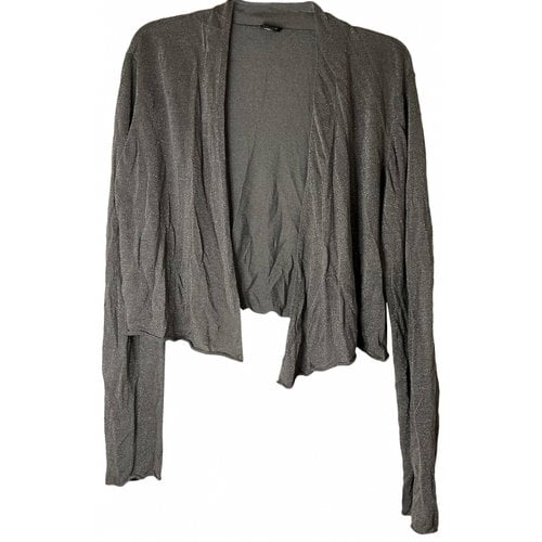 Pre-owned Eileen Fisher Cardigan In Grey