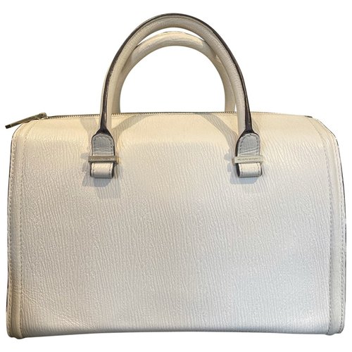 Pre-owned Victoria Victoria Beckham Leather Handbag In White