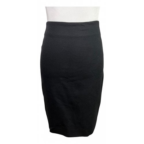 Pre-owned Etro Wool Mini Skirt In Black